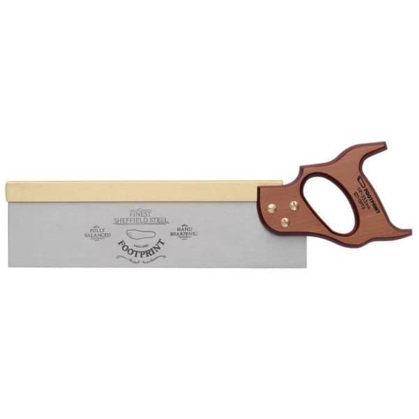 Footprint 256 Retur mässing Tenon Saw 350mm (14in) 13tpi FOO25614
