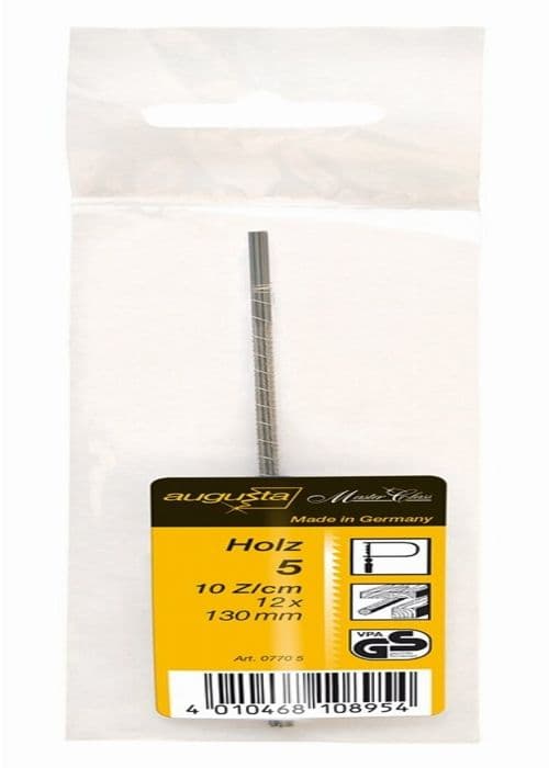 Augusta såg - 0770 5 AMA - bocfil sågblad-Set med 12-130 MM-Trä nr 5 I 0770 AMA 5 m