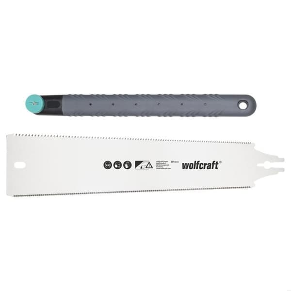 Japansk Såg - wolfcraft - 330 mm Klinge i Rostfritt Stål - För Trä, Socklar, Plastslang - 6955000