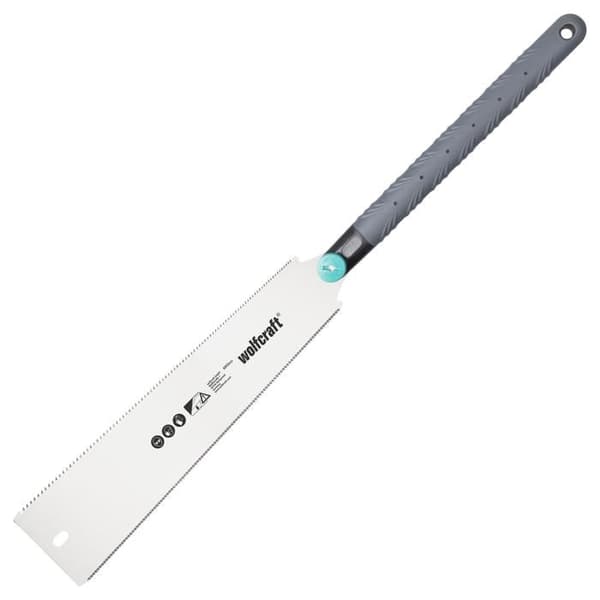 Japansk Såg - wolfcraft - 330 mm Klinge i Rostfritt Stål - För Trä, Socklar, Plastslang - 6955000