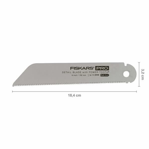 Reservblad för dragspårl såg 15 cm, 19 TPI Pro Power Tooth