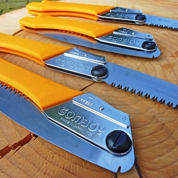 Fällkniv - SILKY - GOMBOY CURVE 240-8 - 240 mm - Stål - Färg Orange