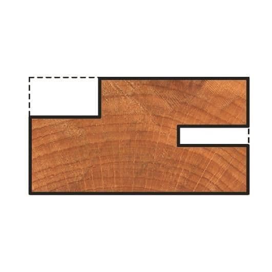 Spårfräs - WOLFCRAFT - Ø45 x 1,2 mm - Precisionsverktyg - Idealisk för trä - Hög kvalitet