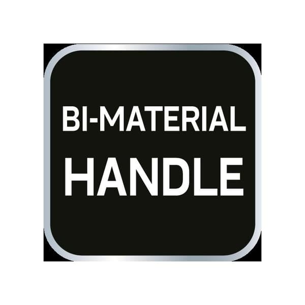 Metalldel 150 mm, aluminium, tvåmaterialhandtag