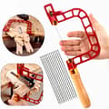 Miniatyrbillede 3 af 4: Coping håndsav, aluminiumslegeringsramme, ergonomisk træhåndtag, diamanttrådskæring,337mm