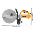 Miniatyrbild 2 av 2: Elektrisk Betongsåg, 3000W Effekt, 4200rpm Hastighet,Orange