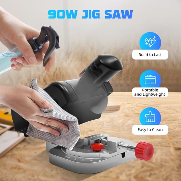 Mini Kapsåg, 6000RPM Max Hastighet, 0-45° Justerbar Skärvinkel, Lättviktsdesign