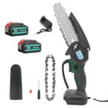 Miniatyrbillede 1 af 2: Mini kædesav, effektiv skærekraft, letvægtsdesign,med 2 batterier