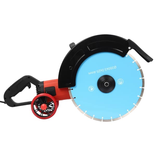 Elektrisk Betongkapmaskin, 4000W Effekt, 3000rpm Hastighet, 135mm Skärdjup,EU, Blå