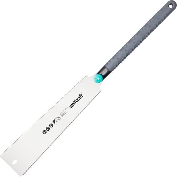 Japansk Såg - wolfcraft - 6955000 - Blad 330 mm - För Trä och Plast - Dubbel Tandning
