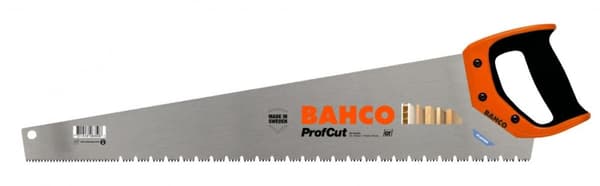 BAHCO HANDSÅG FÖR GIPSSKIVOR OCH TRÄBASERADE MATERIAL 600 mm PROF CUT