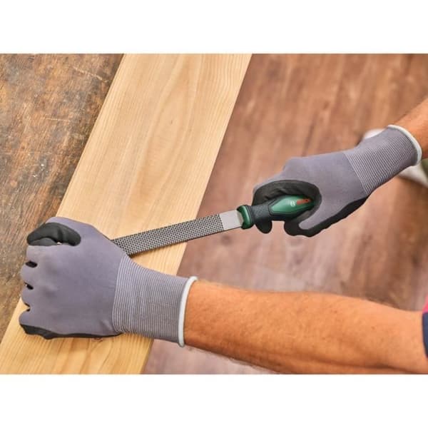 Bosch Set med 3 rasp (robusta plana/runda/demirund raspar; hårt kolstål)