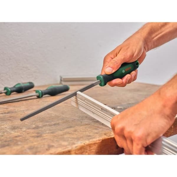 Bosch Set med 3 rasp (robusta plana/runda/demirund raspar; hårt kolstål)