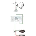 Miniatyrbild 2 av 3: Axing SVS 1-00 SAT-förstärkare 25 dB