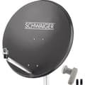 Miniatyrbild 1 av 3: Schwaiger SPI9961SET2 Parabolkit Abonnenter: 2 80 cm