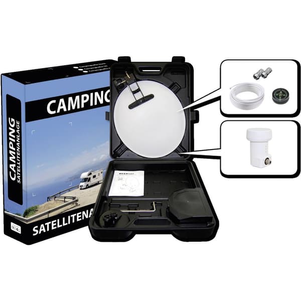MegaSat 1500080 Camping parabolpaket Abonnenter: 1