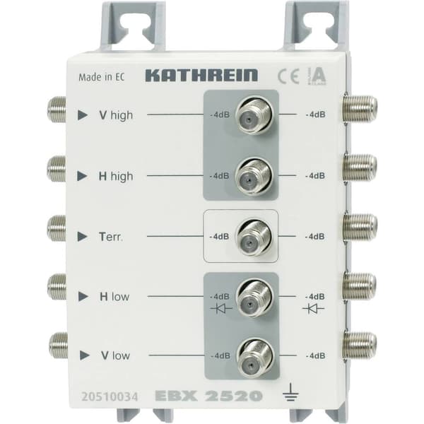 Kathrein EBX 2520 SAT-fördelare 2-polig 5 - 862 MHz, 950 -2150 MHz