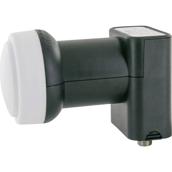 Schwaiger LNB2 Twin-LNB Abonnenter: 2 Matning: 40 mm Ljusgrå, Vit