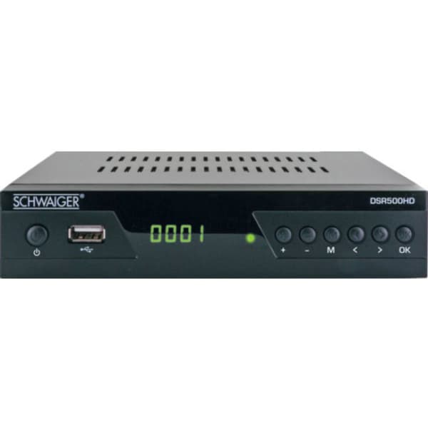 Schwaiger DSR500HD DVB-S HD mottagare Front-USB Antal tuner: 1