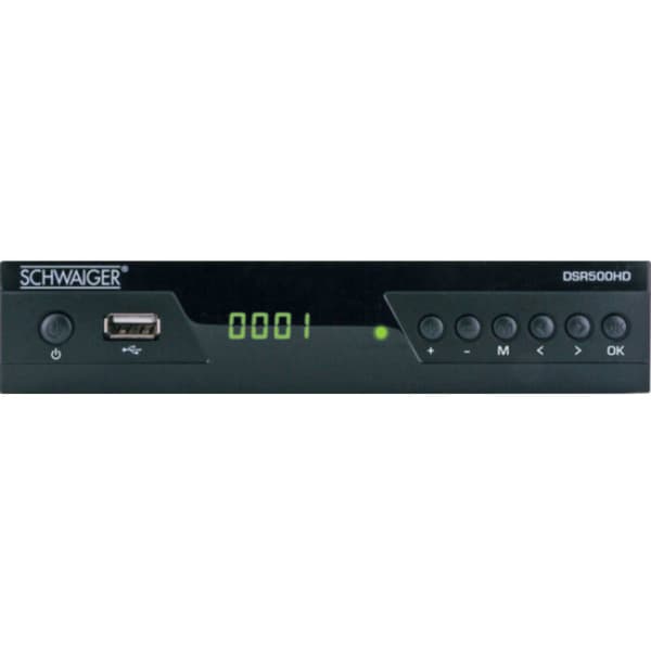 Schwaiger DSR500HD DVB-S HD mottagare Front-USB Antal tuner: 1