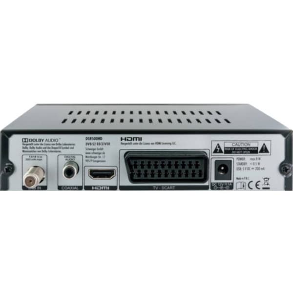 Schwaiger DSR500HD DVB-S HD mottagare Front-USB Antal tuner: 1