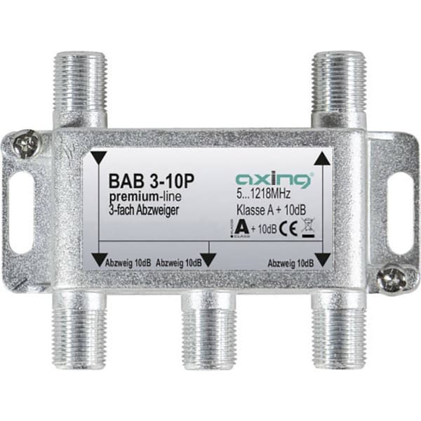 Axing BAB 3-10P Kabel-TV-avgrenare 3-polig 5 - 1218 MHz