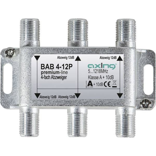 Axing BAB 4-12P Kabel-TV-avgrenare 4-polig 5 - 1218 MHz