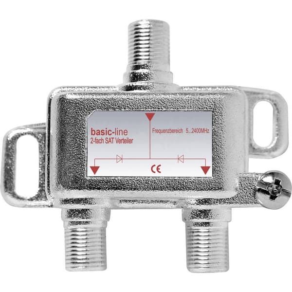 Renkforce SAT-fördelare 2-polig 5 - 2200 MHz