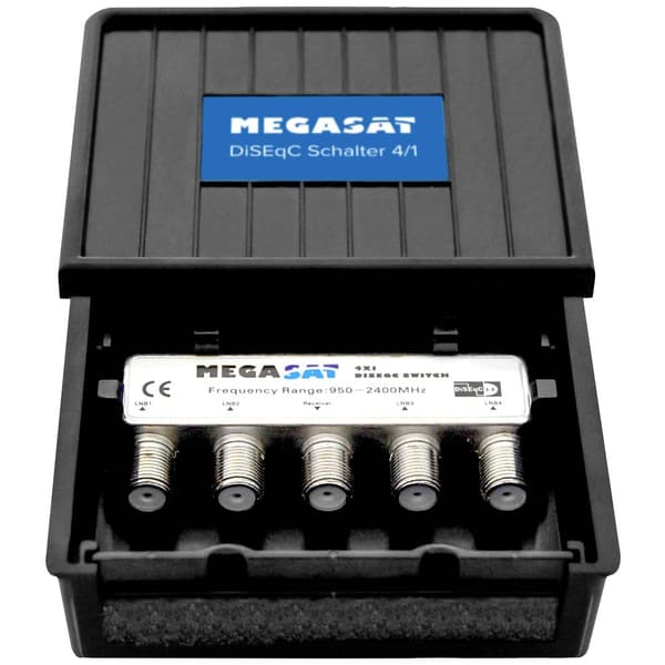 MegaSat DiSEqC 4/1 Pro DiSEqC-switch 4 (4 satellit / 0 markbunden) 1