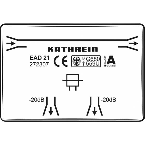 Kathrein EAX 26/G Kabel-TV-fördelare 4-polig 5 - 1218 MHz