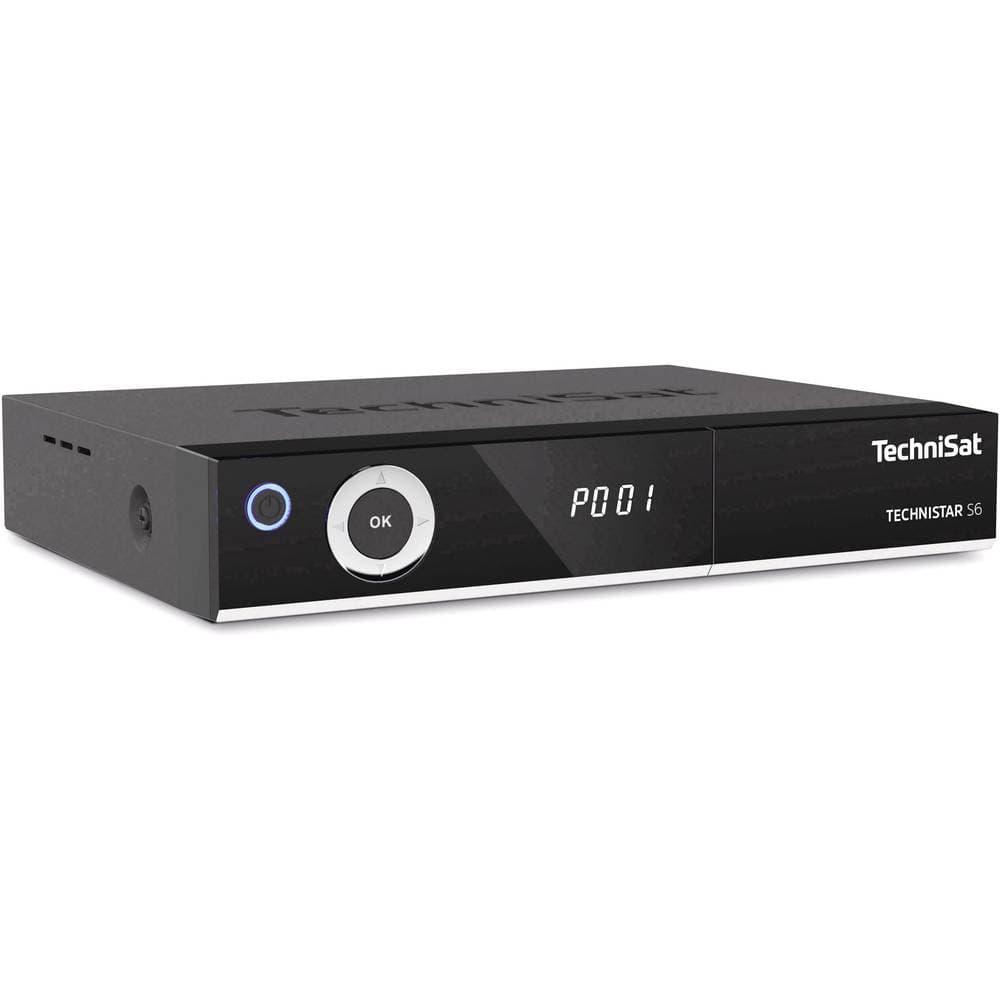 TechniSat Technistar S6 DVB-S HD mottagare Inspelningsfunktion, CI+-slot, Conax-avkodning, Kortläsare, LAN-kompatibel A