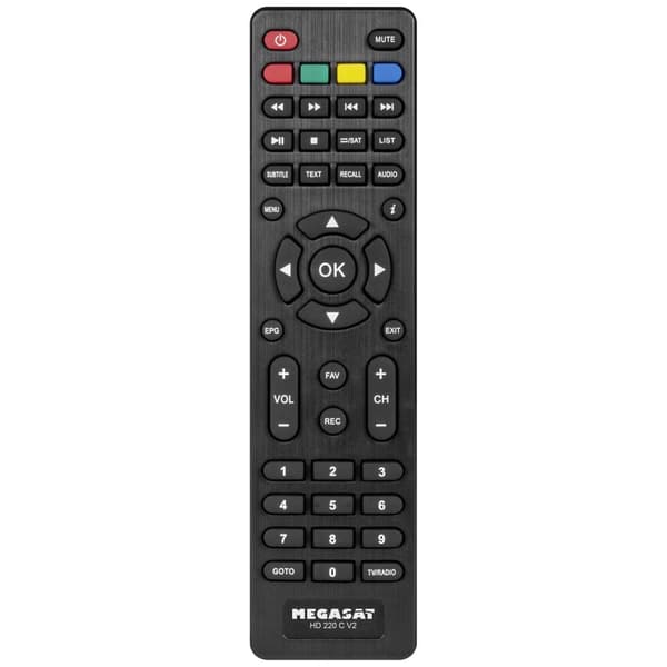 MegaSat HD 200 C V2 DVB-C HD mottagare Front-USB Antal tuner: 1