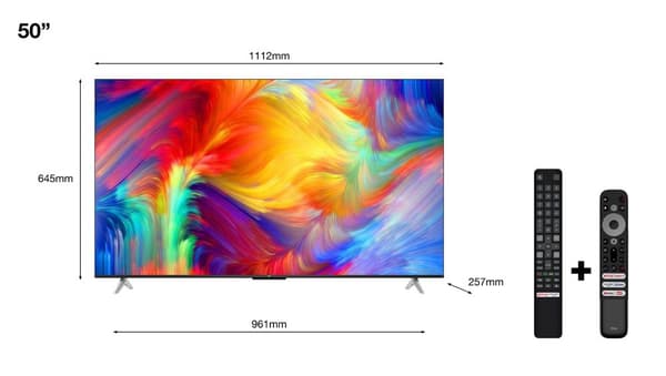 Smart TV TCL 50P638 (2022) 50"-126CM L "50P638" (timbru verde 15 lei)