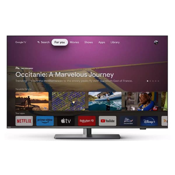 Telewizor LED 43 cali 43PUS8818/12 Antrasitt, Grå