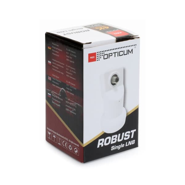 OPTICUM ENKEL RØD ROBUST 0,1 dB konverter