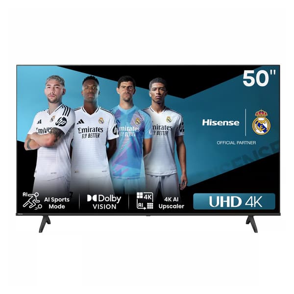 Hisense 50A6N 50" 4K UHD Smart-TV – Dolby Vision, HDR10+, DTS:X, VIDAA, HDMI 2.1, Bluetooth musta