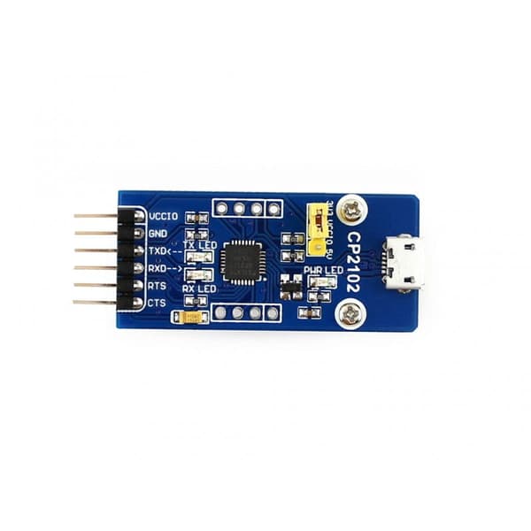 USB-UART-sovitin CP2102 Micro USB -liittimellä