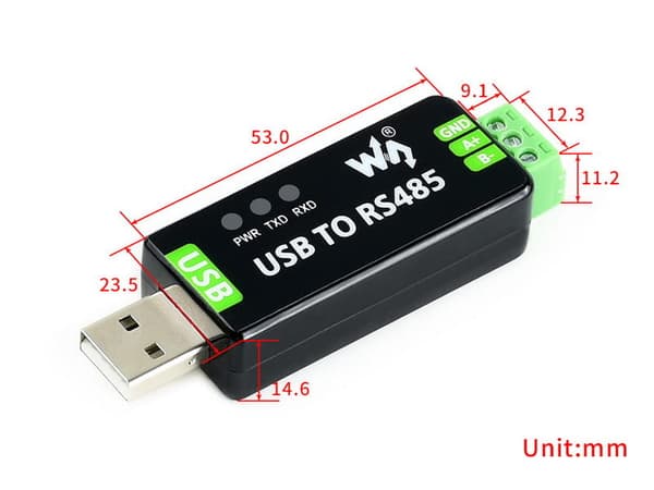 Industriel USB RS485-konverter