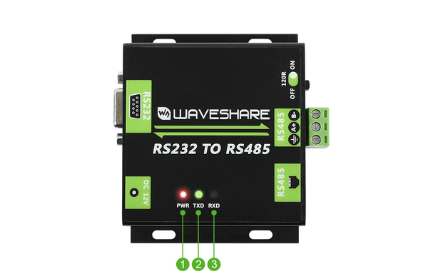 Industriell RS232 till RS485-omvandlare