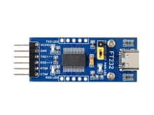 USB UART-adapter på FT232-chip (USB C-stik)