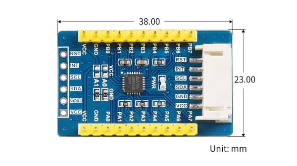 AW9523B 16-kanavainen GPIO-laajennusmoduuli