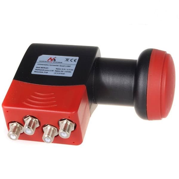 Maclean MCTV-671 QUAD LNB SAT High Gain adapter LNB-huvud
