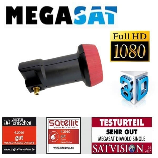 MegaSAT Diavolo Single LNB 0.1 HD