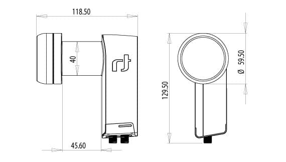 Inverto BLACK Ultra HD Twin LNB