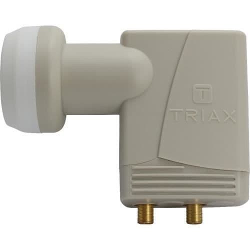 LNB Universell - TRIAX - TTW 200 Guld - Dubbel Utgång - Optimal Satellitmottagning - 10.70-12.75 GHz