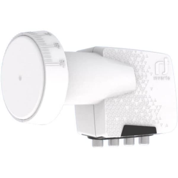 LNB quattro - INVERTO - HOME PRO - 4 abonnenter - Svart färg - Hög prestanda