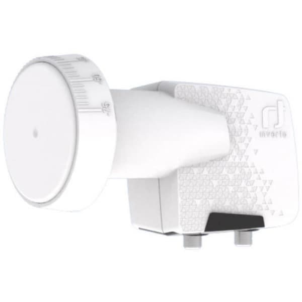 Tête LNB tvilling - INVERTO - IDLH-TWL410-HMPRO-OPN - 2 utgångar - Kapacitet 40 mm - Vit