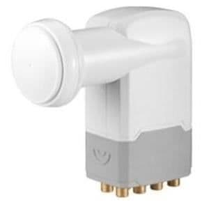 GOOBAY Octal LNB - Universalhuvud kompatibelt med HD-TV - 0,1 dB - Vattentät - Frekvensområde 10,7-12,75 GHz