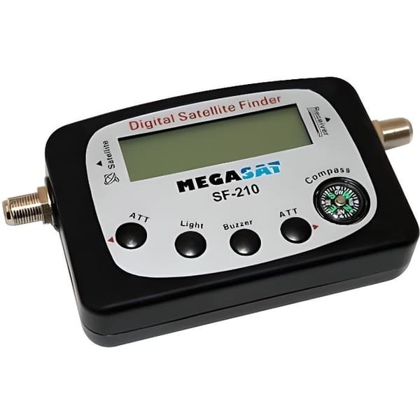 MEGASAT SF 210 Satellitpekare med bakgrundsbelysning + Beeper