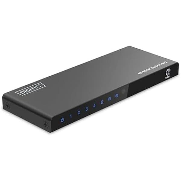 HDMI-omkopplare - DIGITUS - DS-55332 - 5x1 - UHD 4K/60 Hz - HDCP 2.2 - HDMI 2.0